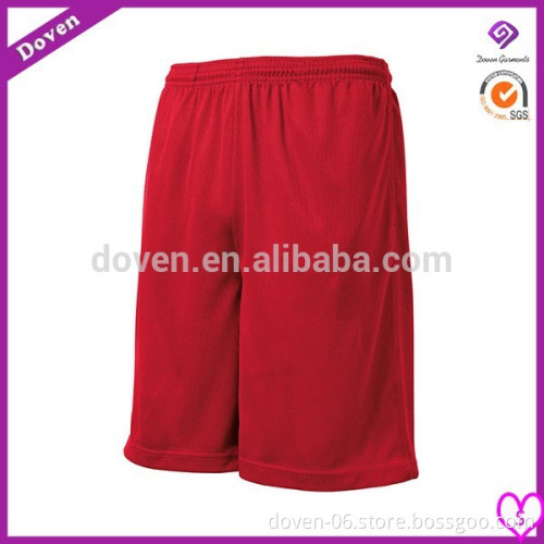 Polyester and spandex gym shorts sport shorts